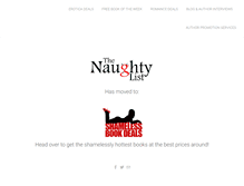 Tablet Screenshot of naughtylistbooks.com